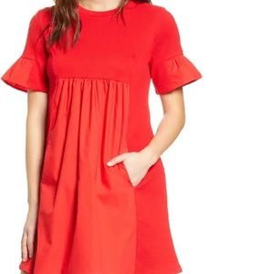 English Factory Red Dress